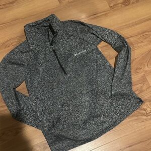 Columbia Charcoal Heather Quarter-Zip Pullover